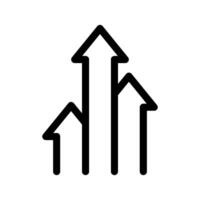 Increase Icon Symbol Design Illustration vector