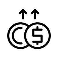Money Increase Icon Symbol Design Illustration vector