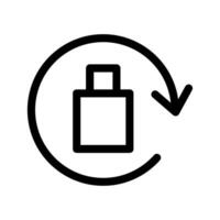 Rotation Lock Icon Symbol Design Illustration vector