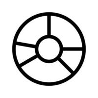 Pie Chart Icon Symbol Design Illustration vector