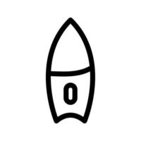 Surf Board Icon Symbol Design Illustration vector