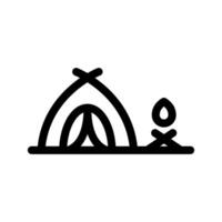 Camping Icon Symbol Design Illustration vector