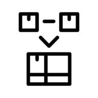 Cross Docking Icon Symbol Design Illustration vector