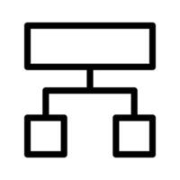 Flowchart Icon Symbol Design Illustration vector