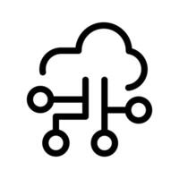 Cloud Technology Icon Symbol Design Illustration vector