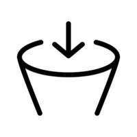 Funnel Icon Symbol Design Illustration vector