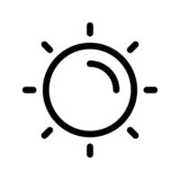 Sun Icon Symbol Design Illustration vector