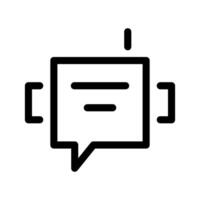 Chat Bot Icon Symbol Design Illustration vector