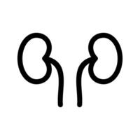 Kidneys Icon Symbol Design Illustration vector