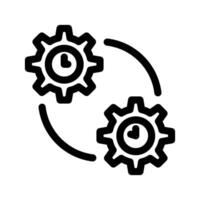 Time Management Icon Symbol Design Illustration vector