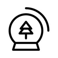 Snow Globe Icon Symbol Design Illustration vector