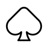Spade Icon Symbol Design Illustration vector