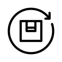 Return Icon Symbol Design Illustration vector