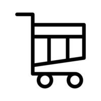 Trolley Icon Symbol Design Illustration vector