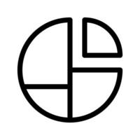 Pie Chart Icon Symbol Design Illustration vector