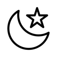 Half Moon Icon Symbol Design Illustration vector