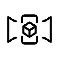 Augmented Reality Icon Symbol Design Illustration vector