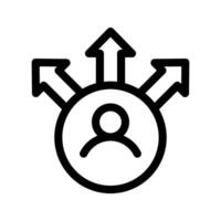 Decision Making Icon Symbol Design Illustration vector