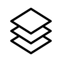 Layers Icon Symbol Design Illustration vector