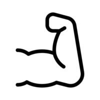 Bicep Icon Symbol Design Illustration vector