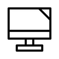 Computer Monitor Icon Symbol Design Illustration vector
