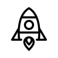 Rocket Icon Symbol Design Illustration vector