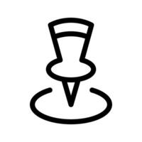Pin Point Icon Symbol Design Illustration vector