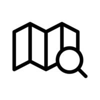 Map Search Icon Symbol Design Illustration vector
