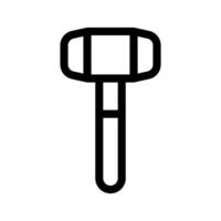 Hammer Icon Symbol Design Illustration vector
