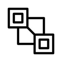 Blockchain Cross Icon Symbol Design Illustration vector