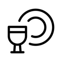 Plate Icon Symbol Design Illustration vector