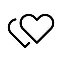 Heart Icon Symbol Design Illustration vector