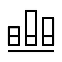 Bar Chart Icon Symbol Design Illustration vector