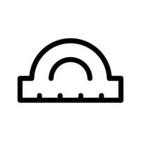 Protractor Icon Symbol Design Illustration vector