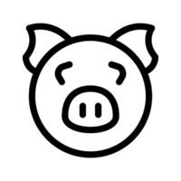Pig Icon Symbol Design Illustration vector