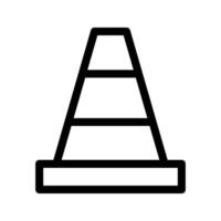 Traffic Cone Icon Symbol Design Illustration vector