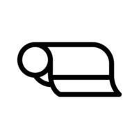 Paper Roll Icon Symbol Design Illustration vector