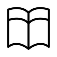 Open Book Icon Symbol Design Illustration vector