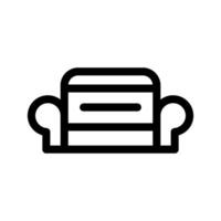 Sofa Icon Symbol Design Illustration vector