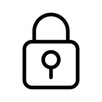 Lock Icon Symbol Design Illustration vector