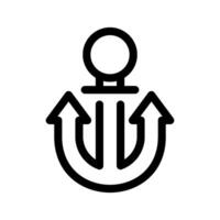 Anchor Icon Symbol Design Illustration vector