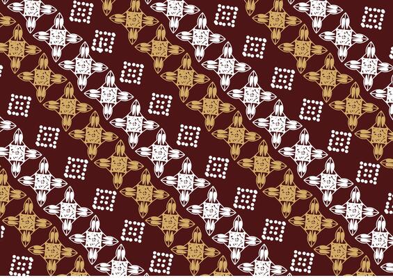 Indonesian batik motif, Batik is a technique of wax-resist dyeing applied to whole cloth, or cloth made using this technique originated from Indonesia