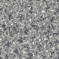 Seamless digital pattern gray camouflage grunge vector