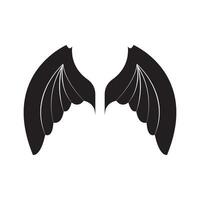 wings icon illustration design template vector