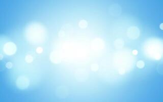Soft Blue Bokeh Background with Gentle Light Glow. Calm and Serene Abstract Light Circles in Sky Blue, Backgrounds decoration vector