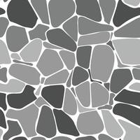 Monochrome Pebble Mosaic tile pattern Abstract Stone vector