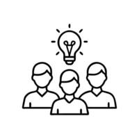 Innovation, improving career, business start concept vector