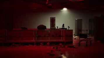 Store vandalism and theft leaves destruction in its wake at nighttime video