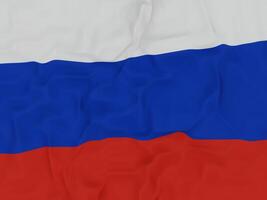 Flag of Russia On Fabric photo