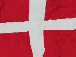 Flag of Denmark On Fabric photo
